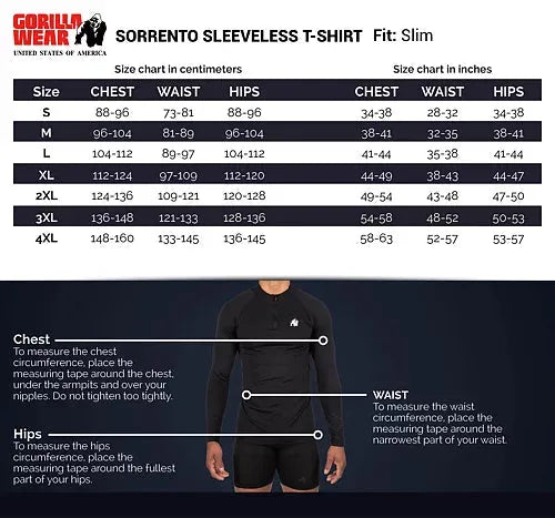 Gorilla Wear - Sorrento Sleeveless T-Shirt, grey