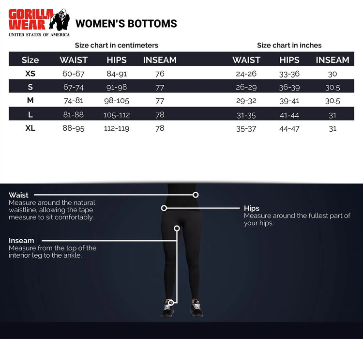 Gorilla Wear Selah Seamless Leggings/Träningstights, black