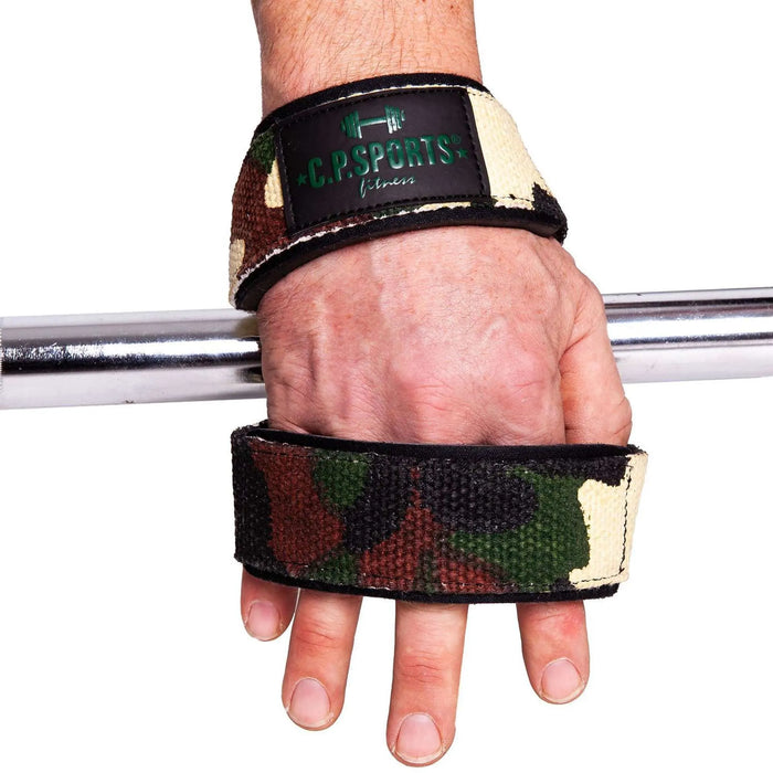 C.P. Sports Figure 8 Straps - Lifting Loops, green