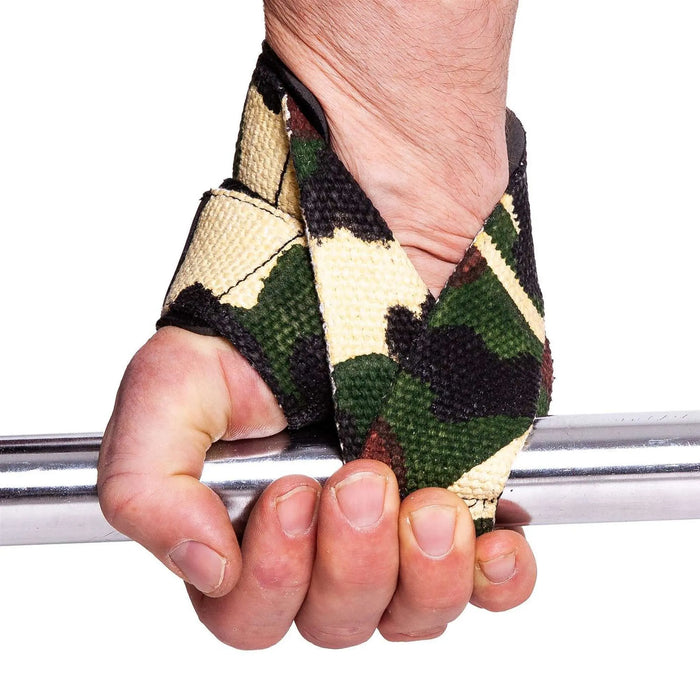 C.P. Sports Figure 8 Straps - Lifting Loops, green